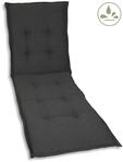 Liegenauflage GO-DE, grau (anthrazit), B:60cm H:190cm, Bezug: 100% Polyester,