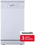 HANSEATIC Standgeschirrsp&uuml;ler "HG4585D107610HW", Energieeffizienz: D, wei&szlig;,