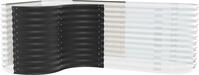 Hochbeet VITAVIA "Erweiterung Curve 858", schwarz, B:80cm H:85,8cm T:80cm,