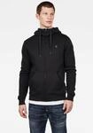 Kapuzensweatjacke G-STAR "Premium Basic Hooded Zip Sweater", Herren, Gr. S (44/46),