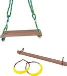 Schaukelsitz HAPPY PEOPLE "Turn-Schaukel-Set", beige (natur), Schaukelsitze,...