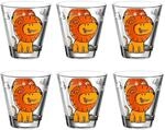 Kinderbecher LEONARDO "Kinderbecher Bambini 215 ml 6er Set", gelb (l&ouml;we), 6 tlg.,