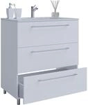 Waschtisch VCM "2-tlg. Waschplatz Waschtisch Badinos 3 Schublade", wei&szlig;, B:60cm
