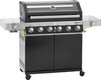 Gasgrill R&Ouml;SLE "BBQ-Station VIDERO, 25527", schwarz, B:157cm H:117,5cm T:57cm,