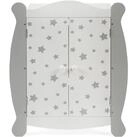 Puppenkleiderschrank CHIC2000 "Stars Grau", grau (stars grau), Puppenm&ouml;bel,