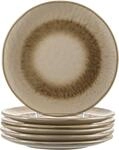 Dessertteller LEONARDO "Matera", beige, H:2cm &Oslash;:23cm, Keramik, Speiseteller,