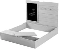 Sandkasten ROBA "Outdoor+", grau, Sandk&auml;sten, Kinder, B/H/L: 85,5cm x 65,5cm x 80cm,