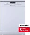 HANSEATIC Standgeschirrsp&uuml;ler "HG6085C13J7609D", Energieeffizienz: C, wei&szlig;,