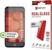 DISPLEX Displayschutzglas "DISPLEX Real Glass Panzerglas f&uuml;r Apple iPhone 6/7/8/SE