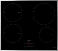 BEKO Induktions-Kochfeld "HII 64400 MTX", silber (schwarz), B:60cm H:5,2cm T:51cm,