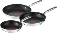 Pfannen-Set TEFAL "Duetto+, langlebige Antihaftversiegelung, Thermo-Signal", schwarz