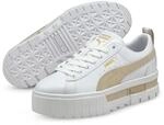 Sneaker PUMA "MAYZE LTH WN'S" Gr. 40,5, wei&szlig; (puma wei&szlig;, peyote), Schuhe,...