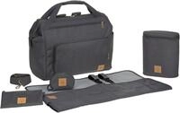 Wickeltasche L&Auml;SSIG "Glam, Goldie Twin, Backpack Anthracite", Damen, Gr....