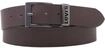 Lederg&uuml;rtel LEVI'S "ASHLAND METAL G&Uuml;RTEL", Damen, Gr. 95, braun, Leder, G&uuml;rtel