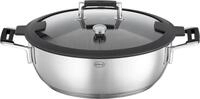 Dampfgartopf R&Ouml;SLE "SILENCE PRO", silber (silberfarben, schwarz), B:29,5cm H:9,5cm