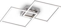 EGLO LED Deckenleuchte "Palmaves Deckenlampe, nickel-matt, geb&uuml;rstet, Nachtlicht,