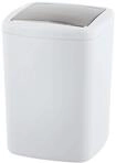 Kosmetikeimer WENKO "Barcelona", wei&szlig;, B:20,5cm H:28,5cm T:20,5cm, Kunststoff,