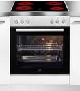 BEKO Elektro-Herd-Set "BBUC12020X", Energieeffizienz: A, silber (silberfarben),