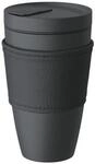 Isolierflasche VILLEROY & BOCH "Kaffeebecher Coffee To Go 350 ml schwarz", schwarz,