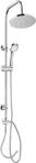 Duschsystem CORNAT, silber (chromfarben), T:34,5cm, Brausegarnituren, Duschsystem