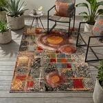 Teppich GINO FALCONE "Outdoor-Africa 36" Gr. 2, bunt, B:80cm H:5mm L:165cm,