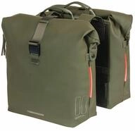 Gep&auml;cktr&auml;gertasche BASIL "Doppelpacktasche SoHo Nordlicht", gr&uuml;n (moosgr&uuml;n),