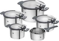 Topf-Set ZWILLING "Simplify", silber, T&ouml;pfe, Topf-Set, Sandwichboden,