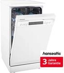 HANSEATIC Standgeschirrsp&uuml;ler "HG4585D107636QW", Energieeffizienz: D, wei&szlig;,