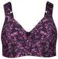 B&uuml;gelloser BH SUSA "Entlastungs BH Prints", Damen, Gr. 80, Cup E, lila (lila,