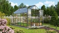 Gew&auml;chshaus VITAVIA "Domus 9900", schwarz, B:257cm H:253,9cm T:387cm,