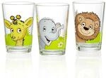 Kinderbecher RITZENHOFF & BREKER "Kindergl&auml;ser Dschungeltiere 205 ml 3er Set bunt",