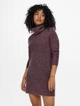 Strickkleid ONLY "ONLJANA L/S COWLNCK DRESS", Damen, Gr. XS, N-Gr, lila...