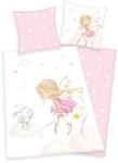 Kinderbettw&auml;sche BABY BEST "Little Fairy", rosa, B/L: 135cm x 200cm, 1 Stk., 1 Stk.,