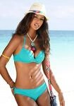 Push-Up-Bikini-Top S.OLIVER "Spain", Damen, Gr. 42, Cup B, blau (t&uuml;rkis),