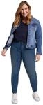 Skinny-fit-Jeans TOM TAILOR PLUS, Damen, Gr. 46, N-Gr, blau (blau, denim),