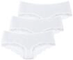 Panty LASCANA, Damen, Gr. 32/34, Jersey, wei&szlig;, Jersey, Obermaterial: 95% Baumwolle,
