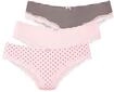 Slip LASCANA, Damen, Gr. 32/34, rosa (ros&eacute;, gepunktet, gestreift, uni),