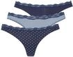 String LASCANA, Damen, Gr. 32/34, blau (marine, gepunktet, gestreift, uni),