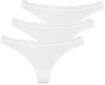 String LASCANA, Damen, Gr. 32/34, wei&szlig;, Obermaterial: 95% Baumwolle, 5% Elasthan.