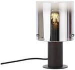 BRILLIANT Tischleuchte "Beth", braun (kaffee, rauchglas), 1, &Oslash; 15cm H: 26cm, 1 Stk.,