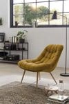 Relaxsessel SALESFEVER "Toulon - Komfortabler Loungesessel", gelb (gelb,...