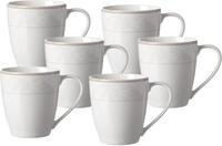 Becher RITZENHOFF & BREKER "Isabella", beige, H:10cm &Oslash;:9cm, Porzellan,