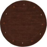 carpetfine "Gabbeh Uni, auch als L&auml;ufer und Rund erh&auml;ltlich" rund 15 mm H&ouml;he reine