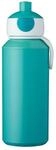 Trinkflasche MEPAL "Trinkflasche Campus 400 ml", blau (t&uuml;rkis), 400ml,