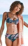 Bikini-Hose LASCANA "Reese", Damen, Gr. 38, N-Gr, schwarz (schwarz, bedruckt),
