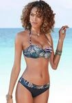 B&uuml;gel-Bandeau-Bikini-Top LASCANA "Reese", Damen, Gr. 38, Cup C, schwarz (schwarz,