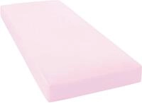 Spannbettlaken JANINE "MAKO-FEINJERSEY 5007", rosa (zartrosa), L:200cm, Mako-Jersey,
