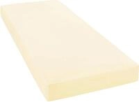 Spannbettlaken JANINE "ELASTIC 5002 Jersey Bettlaken mit Elasthan, 190 g/m&sup2;", beige