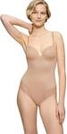 Shaping-Body TRIUMPH "True Shape Sensation BSWP", Damen, Gr. 90, Cup D, beige (smooth
