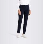 Stretch-Hose MAC "ANNA", Damen, Gr. 34, L&auml;nge 30, blau (dunkelblau), Web,
